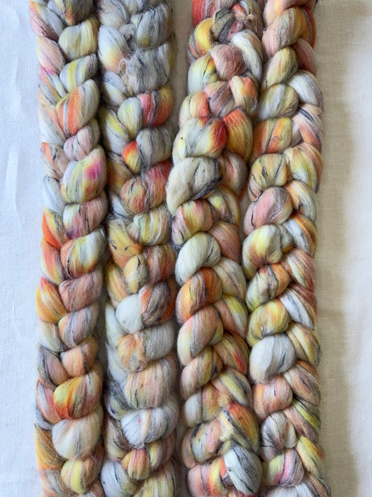 Tangerine Tweed Top
