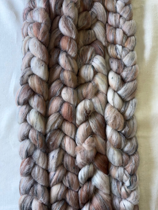 Mushroom Tweed Top